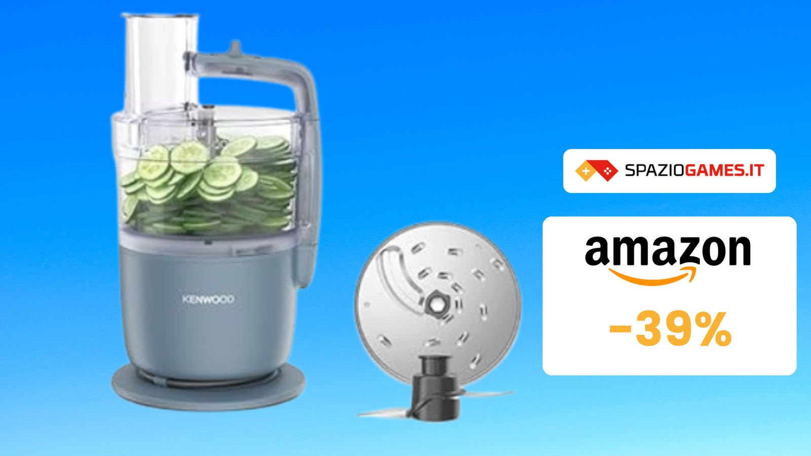 Robot da cucina Kenwood in SCONTO su Amazon: SOLO 55€!