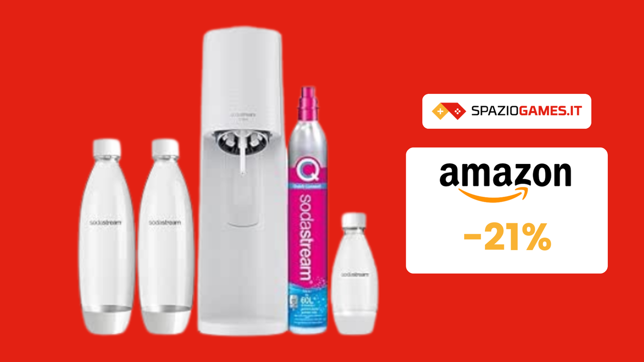 Immagine di SodaStream Terra Megapack al PREZZO SUPER di 70€ su Amazon!