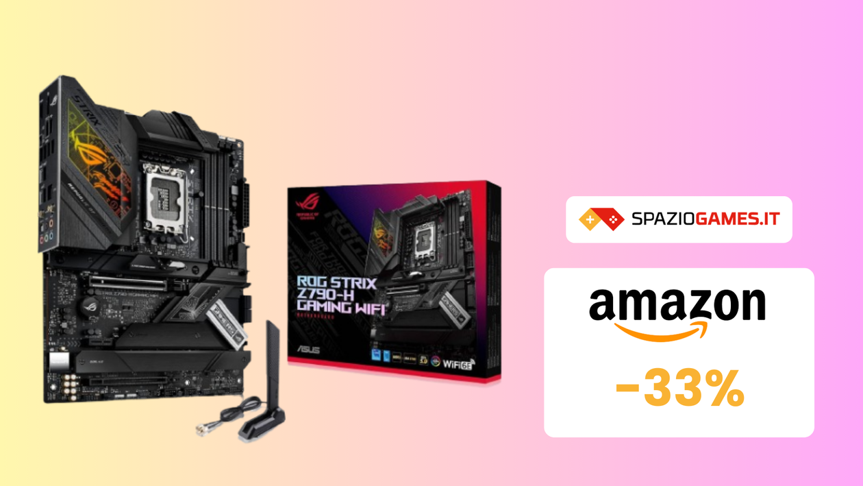Immagine di PREZZO TOP! 150€ di SCONTO sulla scheda madre Asus ROG