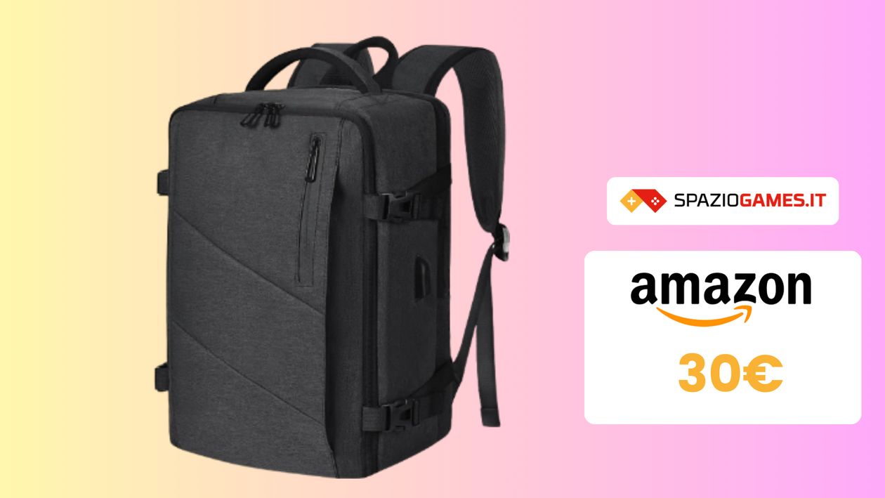 Immagine di COMODISSIMO Zaino da Viaggio UTILE come Bagaglio a Mano a 30€!