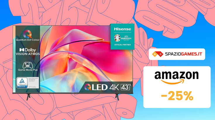 Smart TV Hisense 43" 4K, CHE PREZZO! Su Amazon risparmi il 25%!