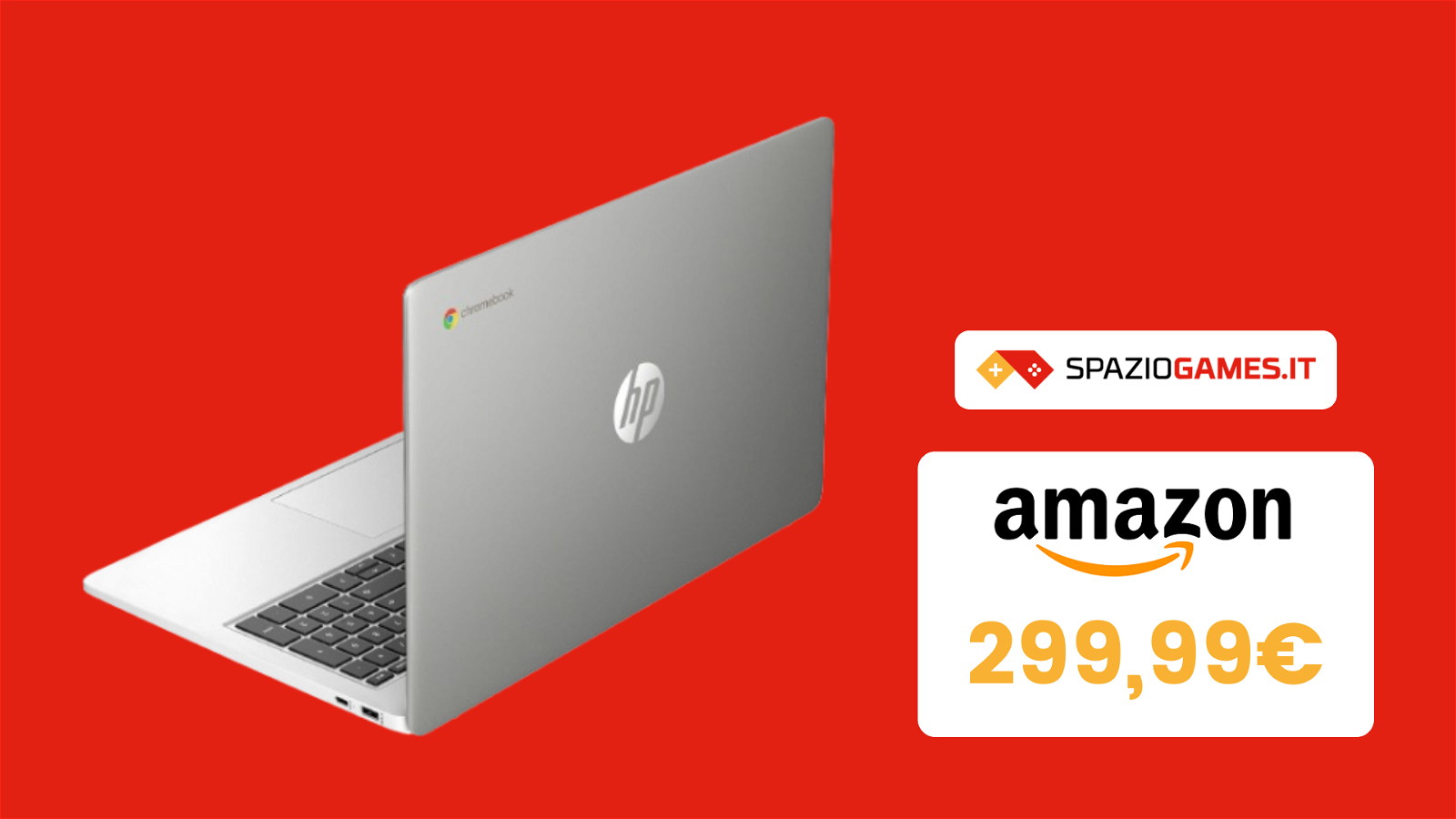 CHE SCONTO! HP Chromebook 15a oggi a SOLI 299€!