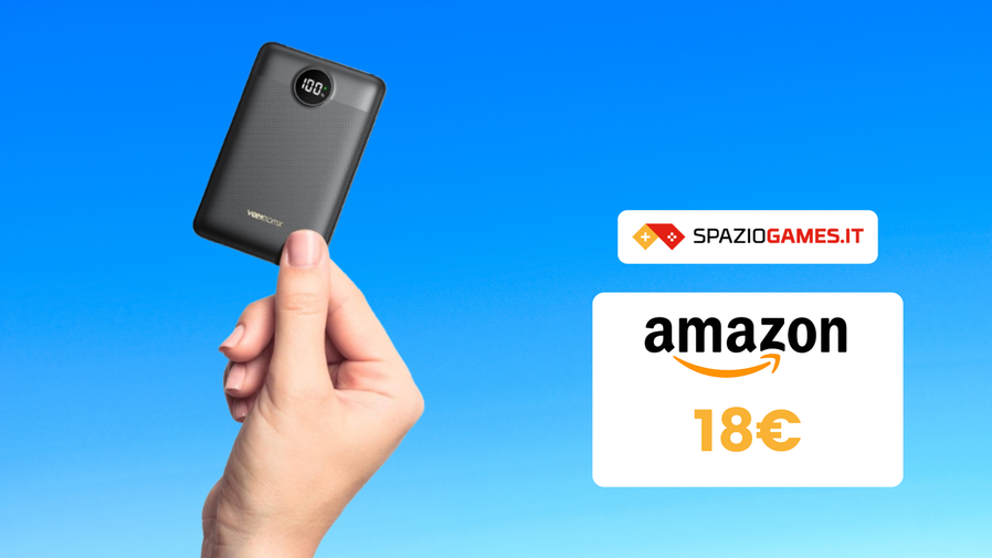 Immagine di Grazie a un doppio SCONTO questa power bank da 10000mAh costa solo 18€!