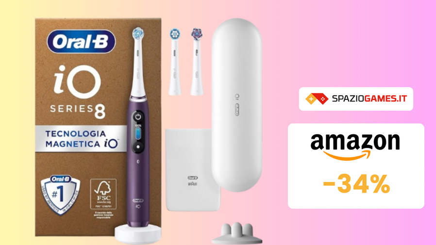 Immagine di Spazzolino elettrico Oral-B in OFFERTA a TEMPO con SCONTO del 34%!