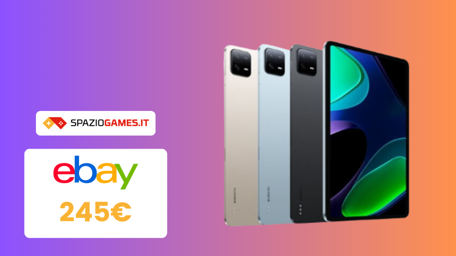 Immagine di Xiaomi Pad 6 oggi a 245€ su eBay! WOW!