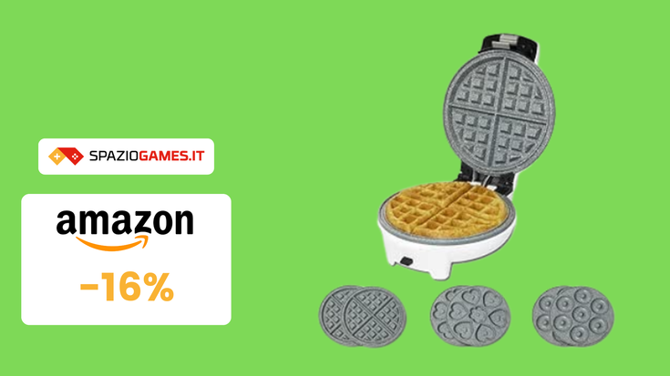 SOLTANTO 31€ per questa Piastra per Waffle! DELIZIE PER TUTTI!