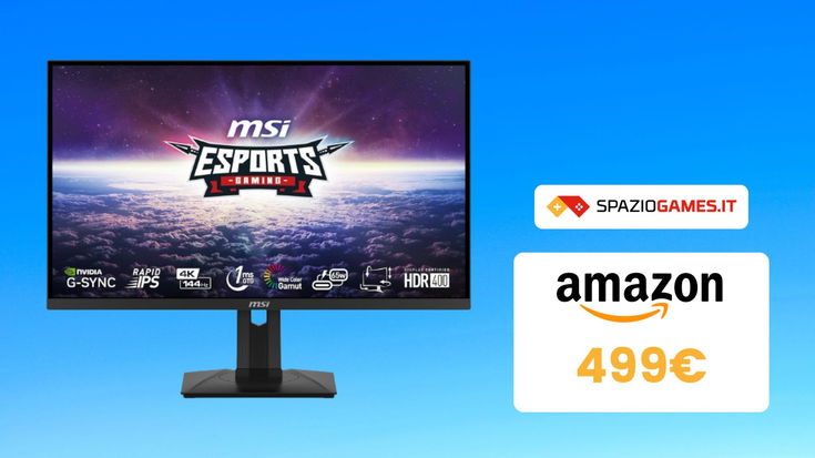 Monitor gaming MSI MAG 274UPF al prezzo PIÙ BASSO di sempre su Amazon! SOLO 399€!