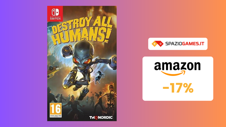 Destroy All Humans! per Nintendo Switch ora a SOLI 33€!