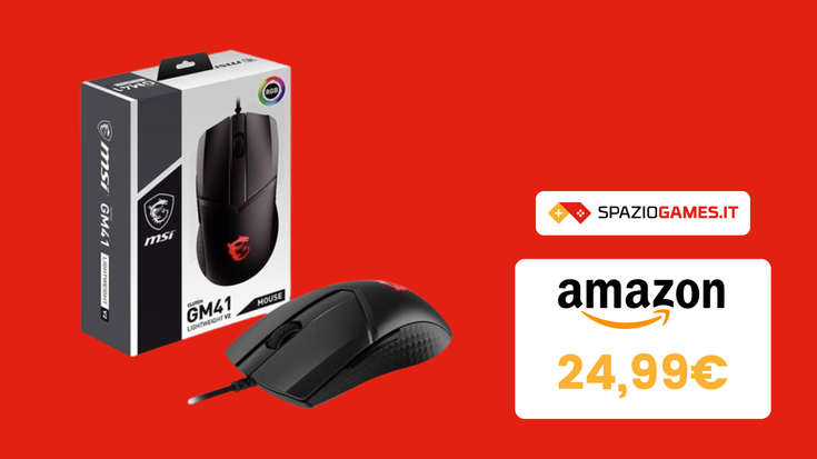 Mouse gaming MSI oggi a MENO di metà PREZZO! (-54%)