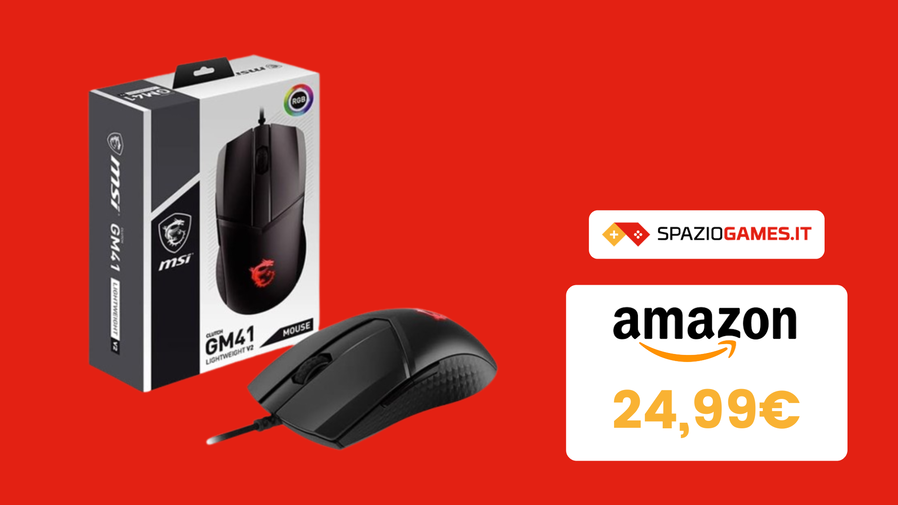 Immagine di Mouse gaming MSI oggi a MENO di metà PREZZO! (-54%)