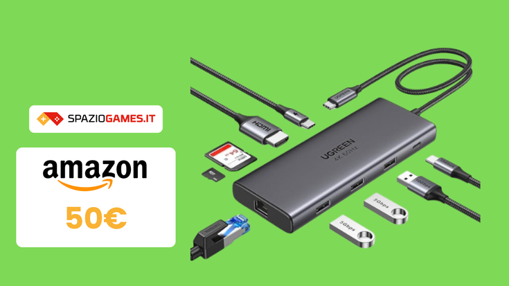 UTILISSIMO hub USB-C a 49,99€ grazie al COUPON SCONTO!