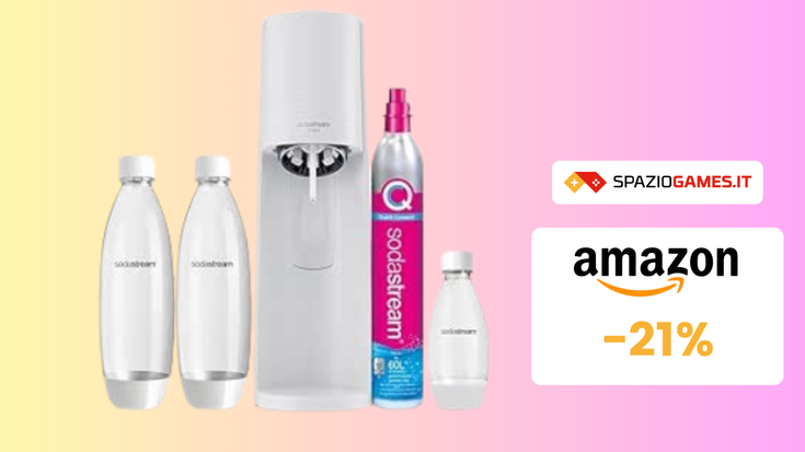 SodaStream Megapack in OFFERTA a TEMPO su Amazon! 70€!