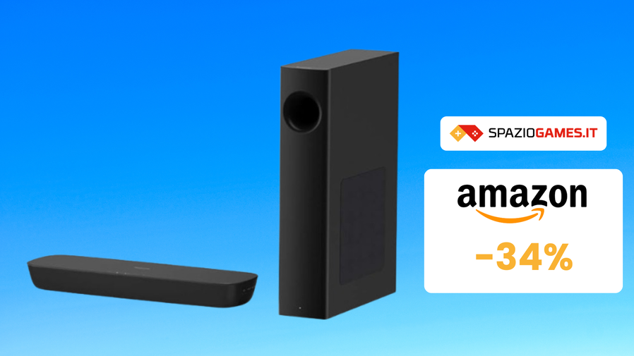 Immagine di Soundbar Panasonic in SCONTO del 34%! Su Amazon a 118€!