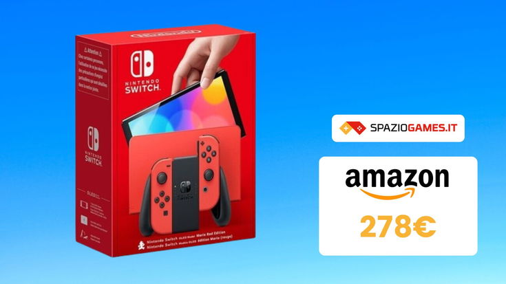 Prezzo TOP su Nintendo Switch OLED Mario Edition grazie a questo COUPON!