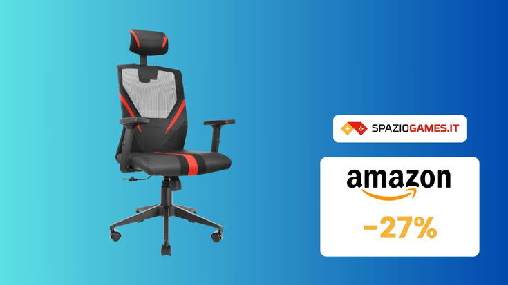 Sedia ergonomica Mars Gaming, CHE PREZZO! Su Amazon risparmi il 27%!