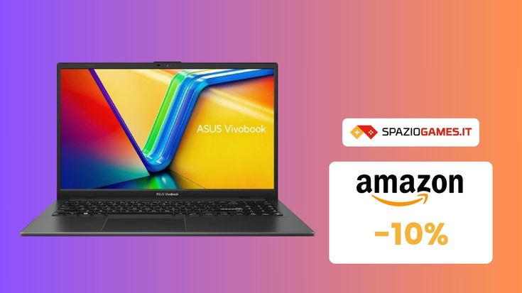 Notebook Asus Vivobook Go 15, leggero e ultra portatile, IN SCONTO! (-10%)