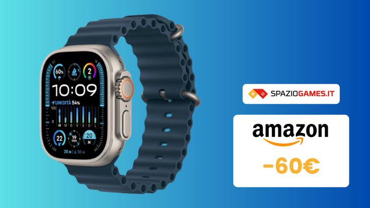 SVENDITA TOTALE! Apple Watch Ultra 2 SCONTATO di 60€!