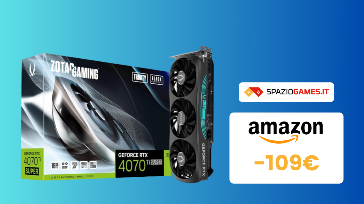 Immagine di TOP! Zotac GEFORCE RTX 4070 Ti SUPER al prezzo più basso di sempre!