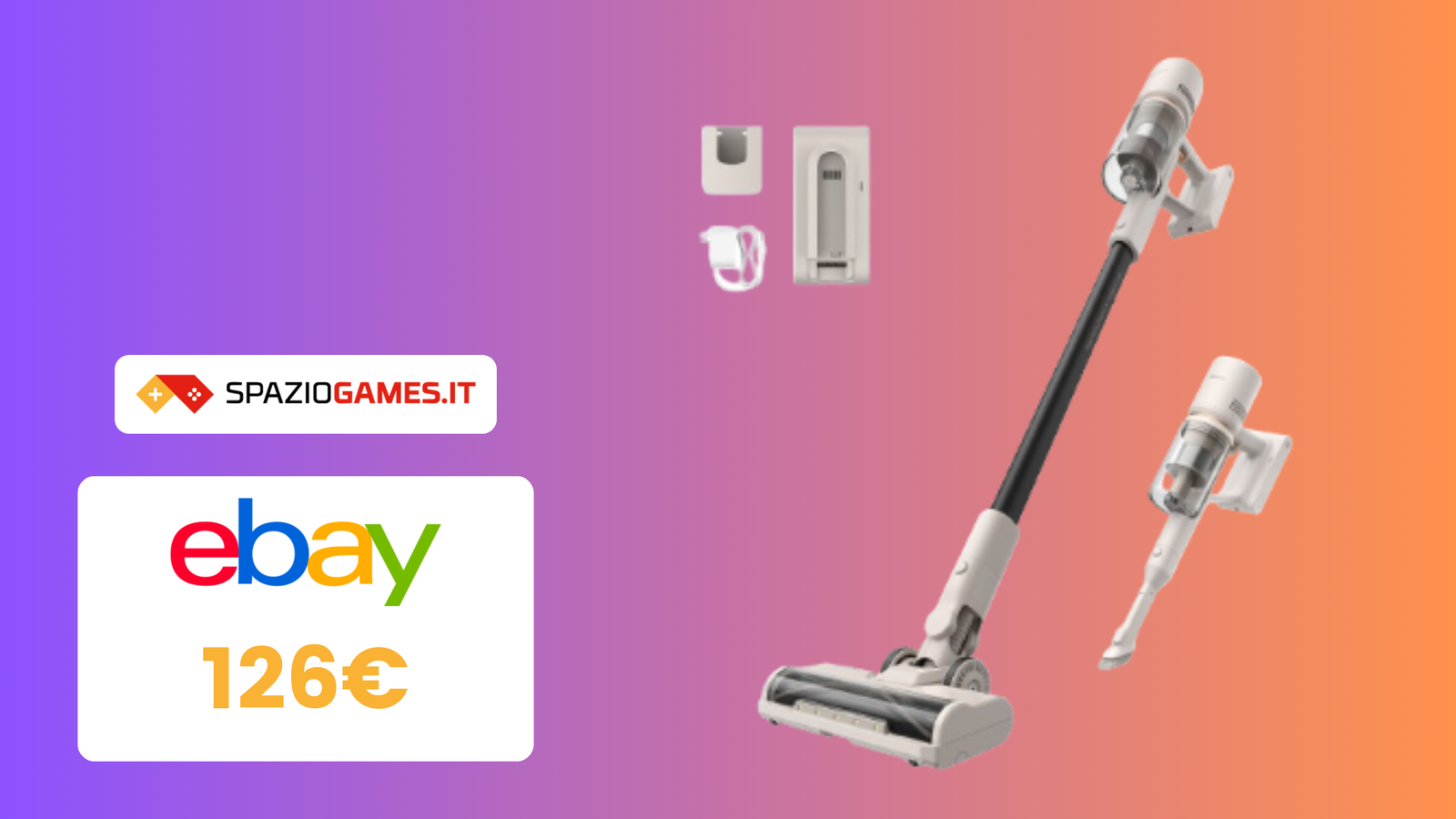 Aspirapolvere Senza Filo Dreame U10 con CODICE SCONTO su eBay!