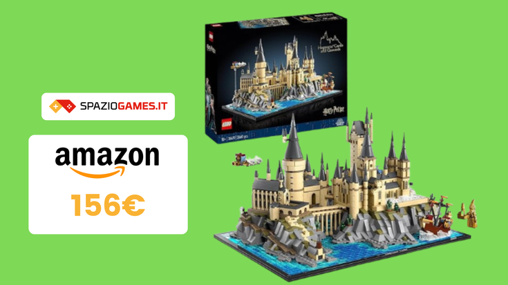 Castello e Parco di Hogwarts LEGO in OFFERTA su Amazon!