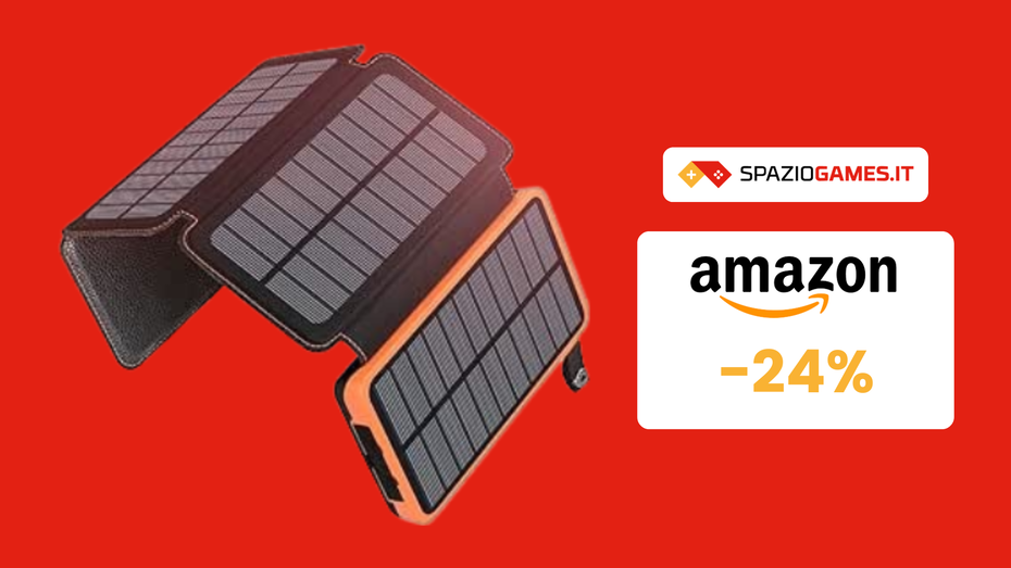 Immagine di SCONTO del 24% su questo caricabatterie solare! 38€!