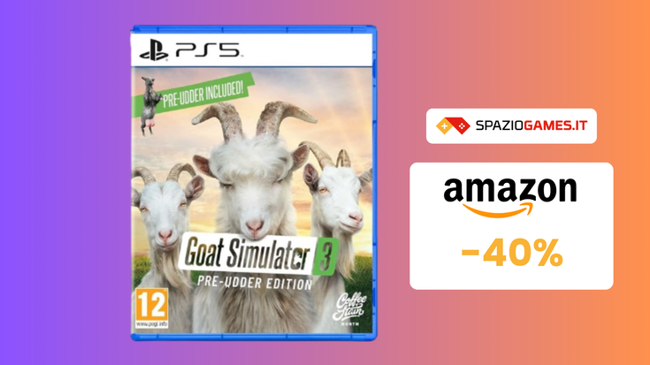 Goat Simulator 3 Pre-Udder Edition per PS5 a 18€! SCONTO del 40%!