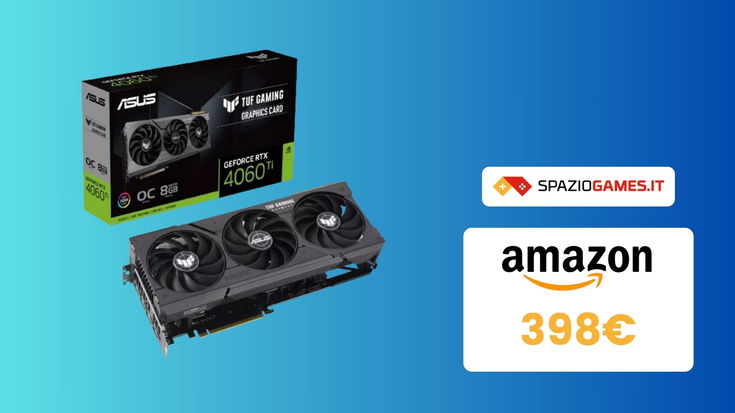 Scheda video ASUS TUF Gaming RTX 4060 Ti a SOLI 398€ grazie a questi COUPON!