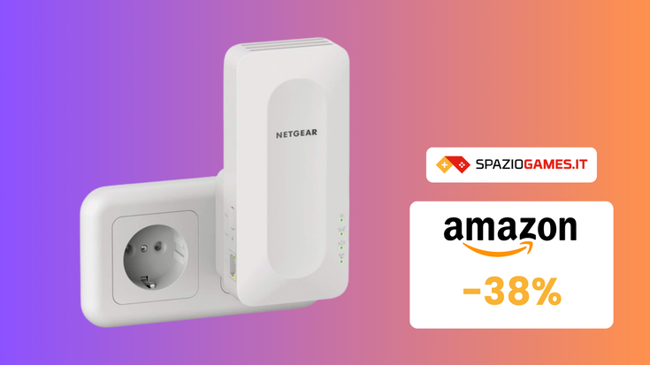 Prezzo SUPER per il ripetitore mesh Wi-Fi 6 Netgear! (-38%)