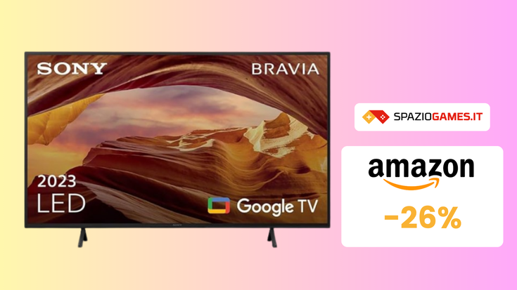 TV Sony Bravia da 43" a 519€ con lo SCONTO SUPER del 26%!