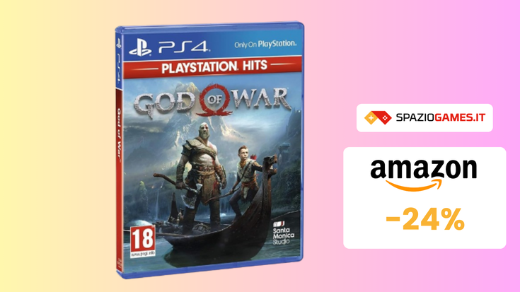 God Of War per PS4 a SOLI 16€! UN VERO AFFARE!