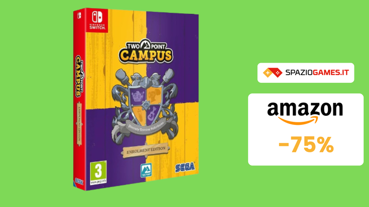 Two Point Campus - Enrolment Edition per Switch a SOLI 10€! WOW!