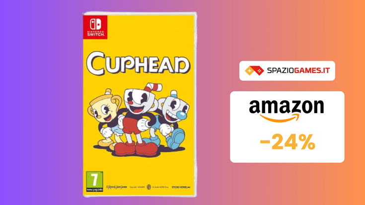 Cuphead per Nintendo Switch a SOLI 31€! SCONTO del 24%!