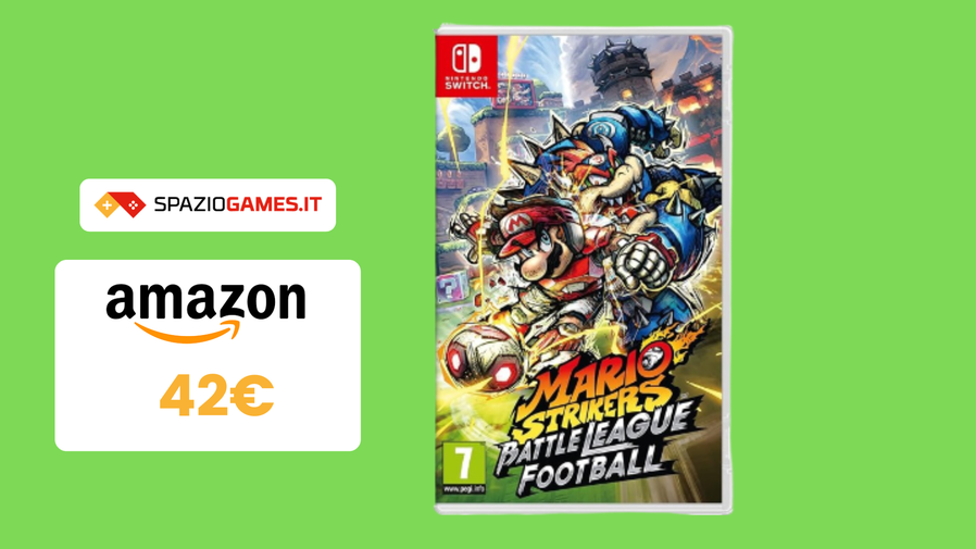 Immagine di Mario Strikers: Battle League Football per Nintendo Switch a 42€!