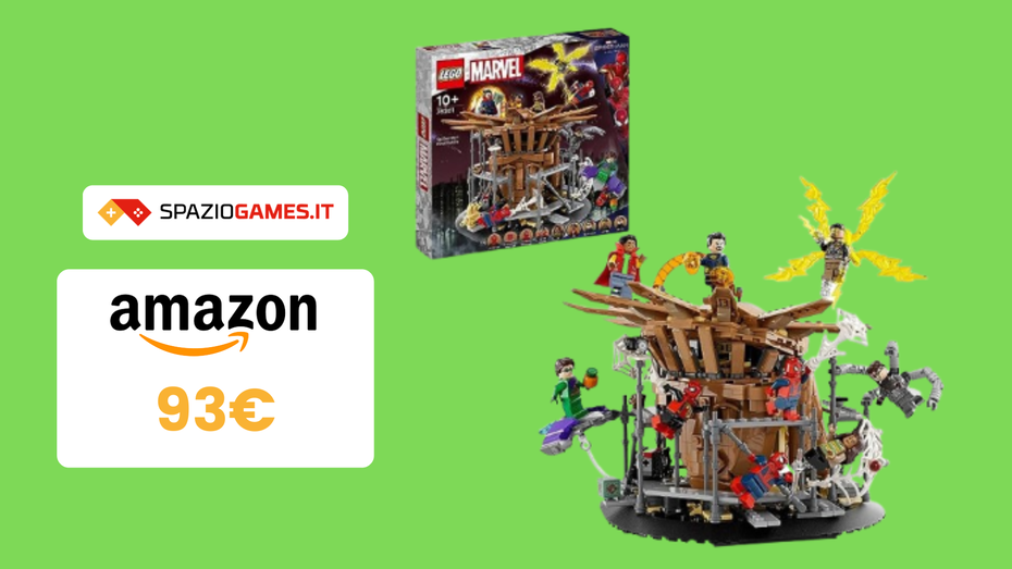 Immagine di La battaglia finale di Spider-Man LEGO in OFFERTA su Amazon!
