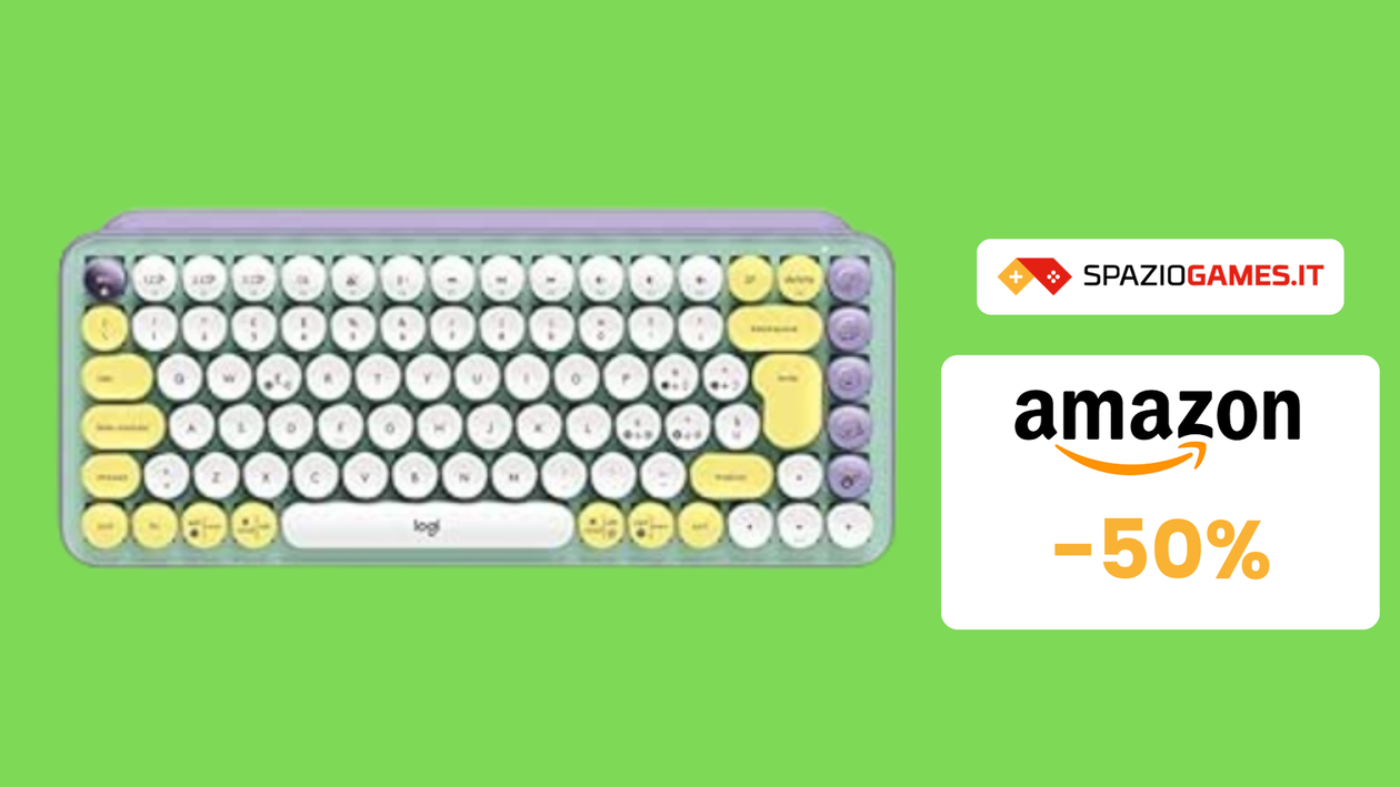 Immagine di COLORATISSIMA Tastiera meccanica Logitech a METÀ PREZZO! 60€!
