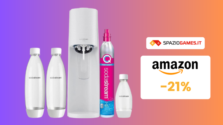 Megapack SodaStream a 70€! Acqua Frizzante per Tutti!