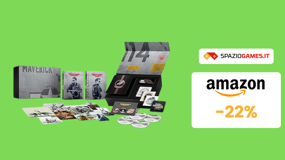 Immagine di Top Gun 4K Steelbook Superfan Collection con 2 FILM e GADGET a 70€!