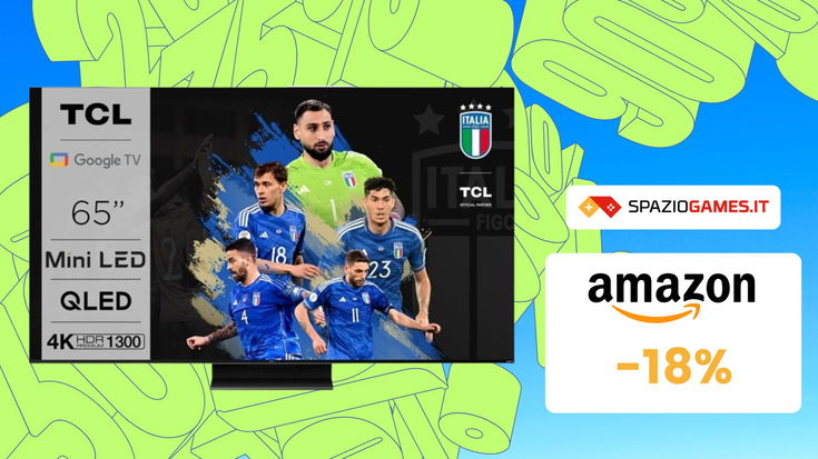 Prezzo BOMBA su questa smart TV TCL 65" mini LED! (-18%)