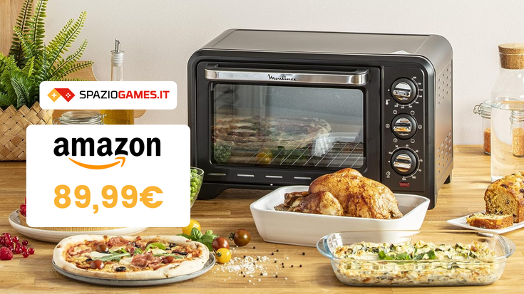 PREZZO TOP per questo fornetto elettrico Moulinex: MENO di 90€!