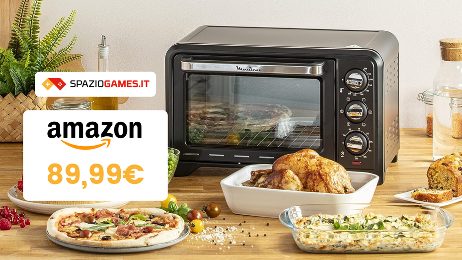 Immagine di PREZZO TOP per questo fornetto elettrico Moulinex: MENO di 90€!