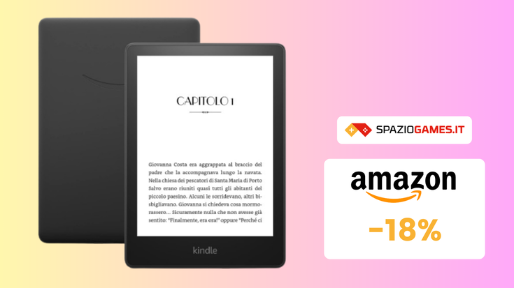 OFFERTA TOP su Kindle Paperwhite 16GB! (-18%)