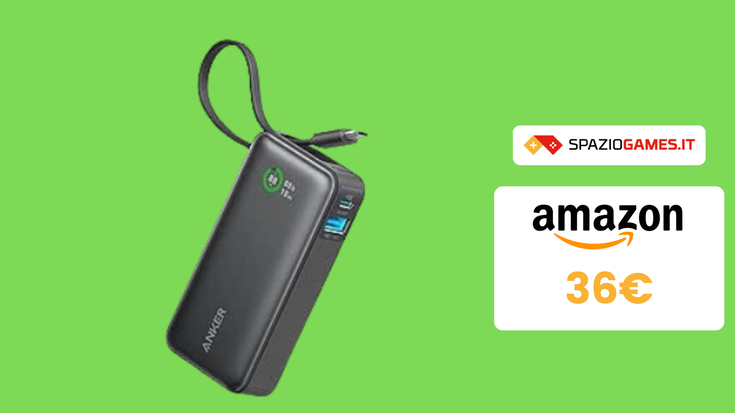 Power bank Anker Nano da 10.000 mAh in DOPPIO SCONTO su Amazon!