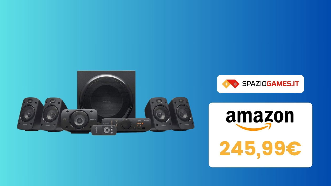 Immagine di Sistema di altoparlanti Logitech Z906 5.1 IN OFFERTA! SOLO 246€!