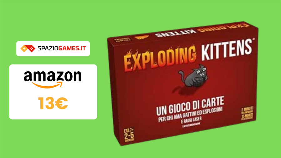 Immagine di Exploding Kittens in offerta a 13€! Boooom!