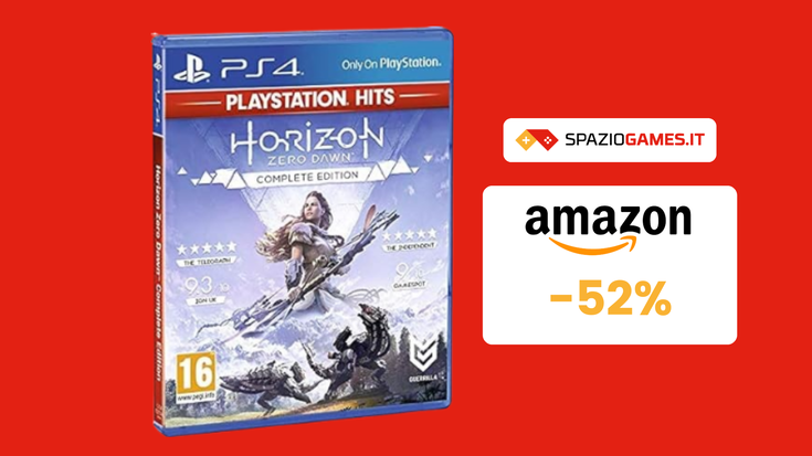 Horizon Zero Dawn per PS4 a metà prezzo! Solo 10€! Wow!