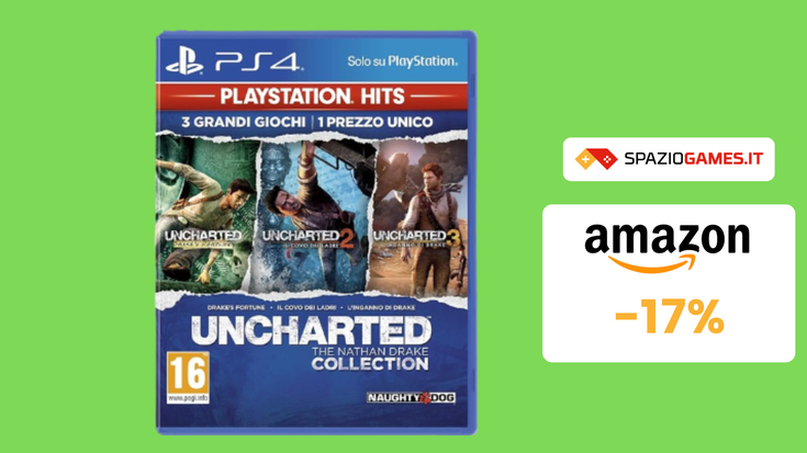 Offerta Lampo! Uncharted: The Nathan Drake Collection per PS4 a SOLI 10€!