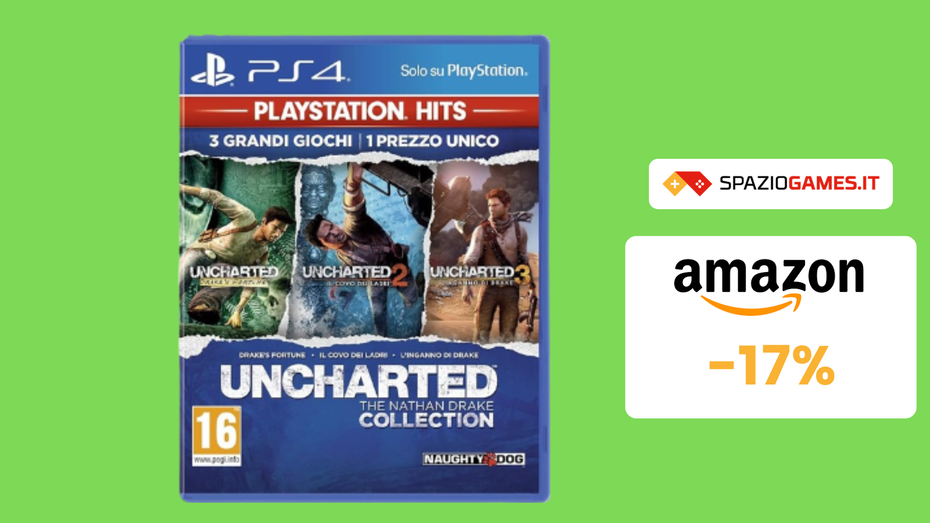 Immagine di Offerta Lampo! Uncharted: The Nathan Drake Collection per PS4 a SOLI 10€!
