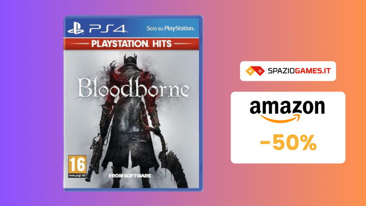 Bloodborne per PS4 a metà prezzo! Soltanto 10€!