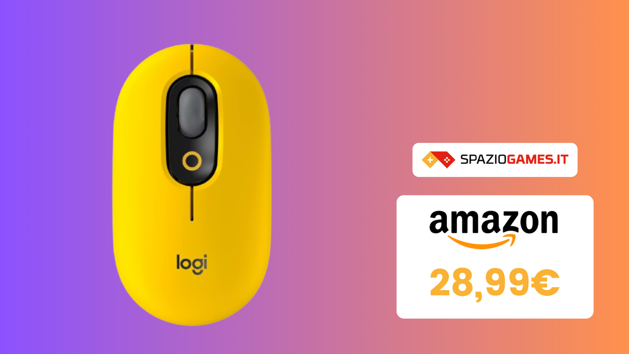 Immagine di Mouse Logitech POP: coloratissimo e IN OFFERTA! (28,99€)