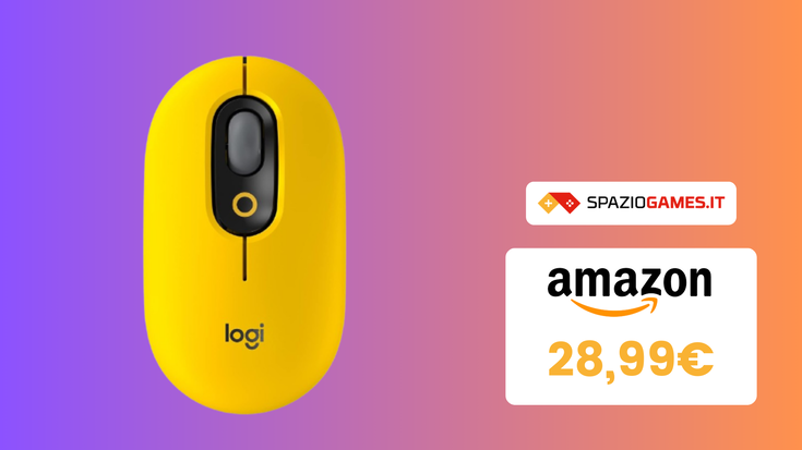 Mouse Logitech POP: coloratissimo e IN OFFERTA! (28,99€)